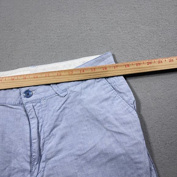 Brax Shorts Men 34 Light Blue Chino Flat Front‎ Summer Style Bellevill Casual - Picture 7 of 10